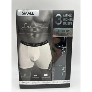 Sean John Men's 3-Pack Athletic Boxer Briefs Style Multicolor Size S New